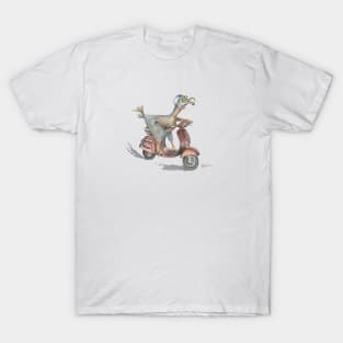 Dodo on his scooter T-Shirt